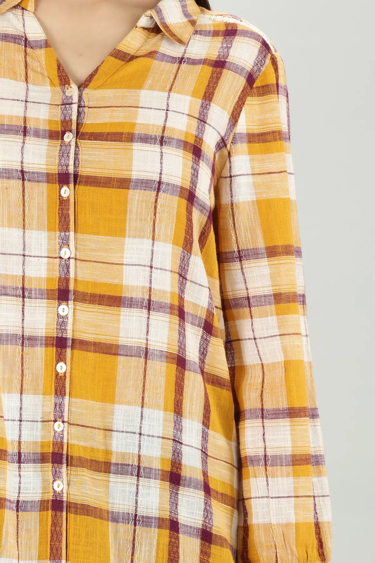Mustard Yellow Shirt For Women