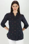 Printed Navy Shirt For Women