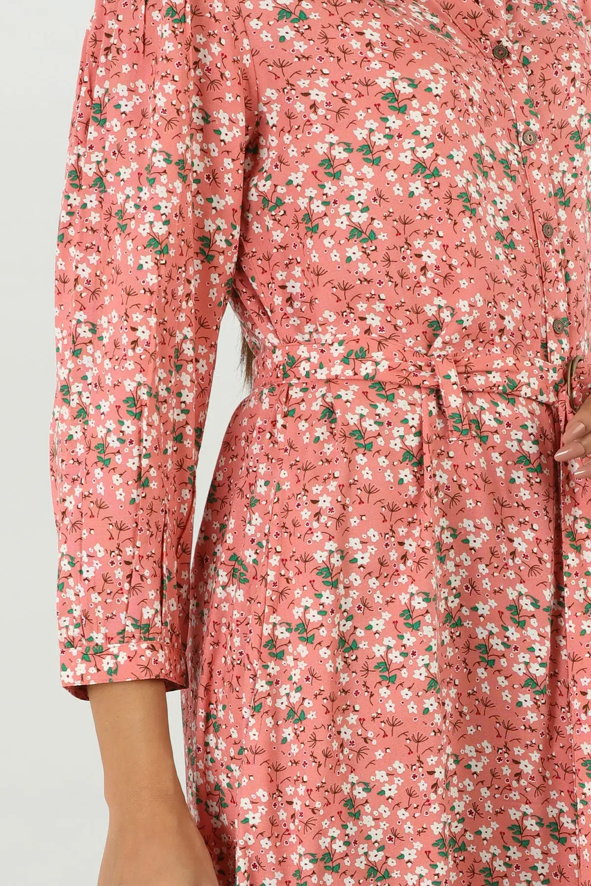 Printed Pink Dress Maxi For Women