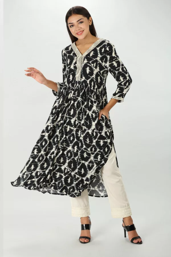 Black Kurti Women