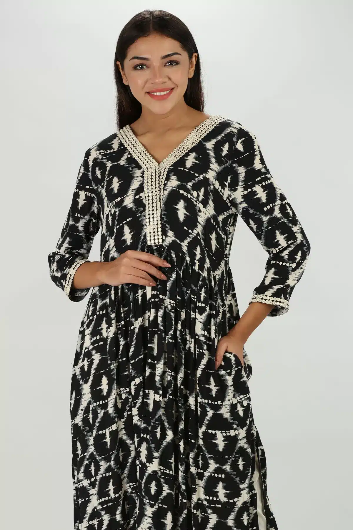 Black Kurti Women