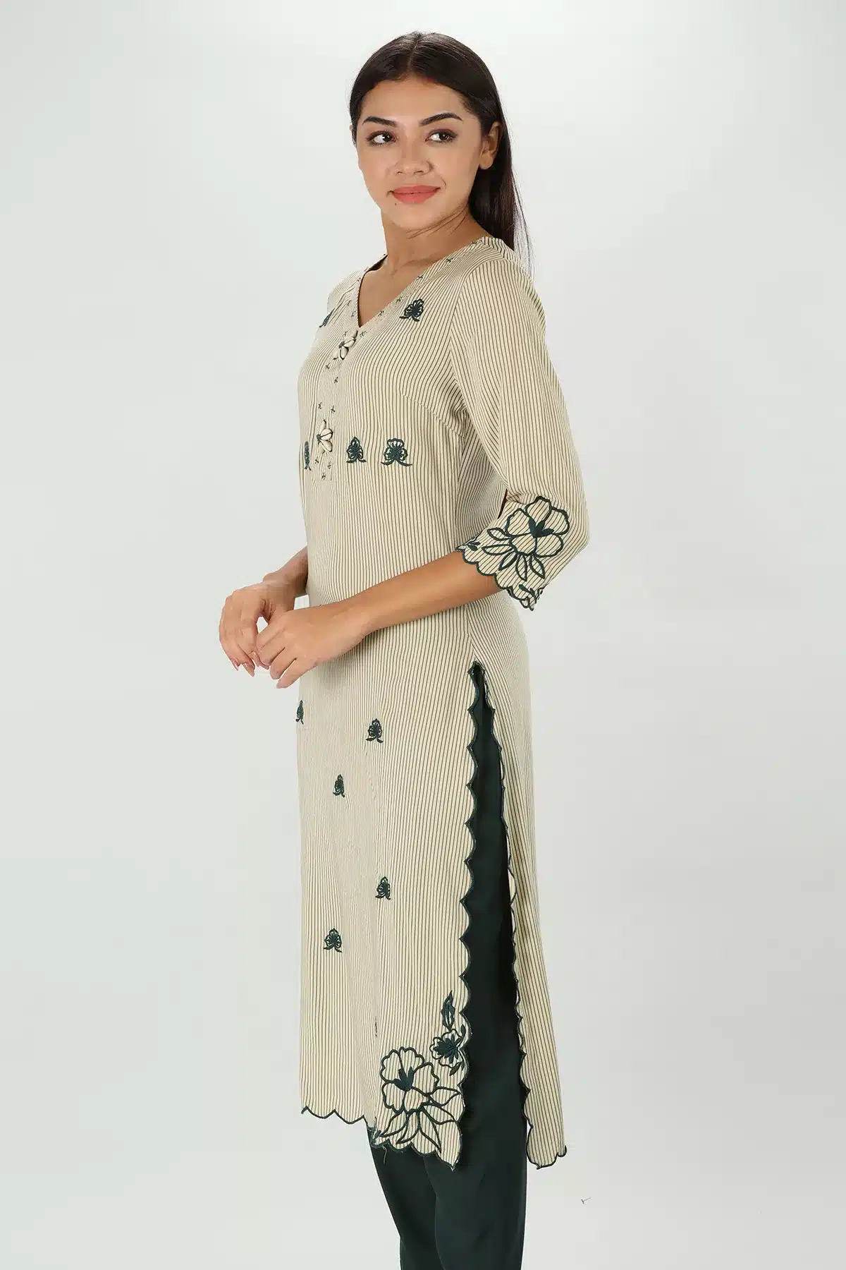 Off White Color Kurti For Women