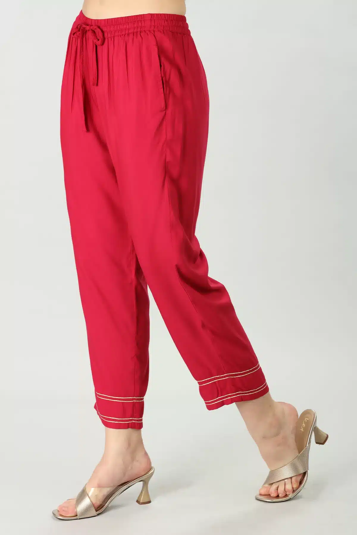 Red Palazzo For Women