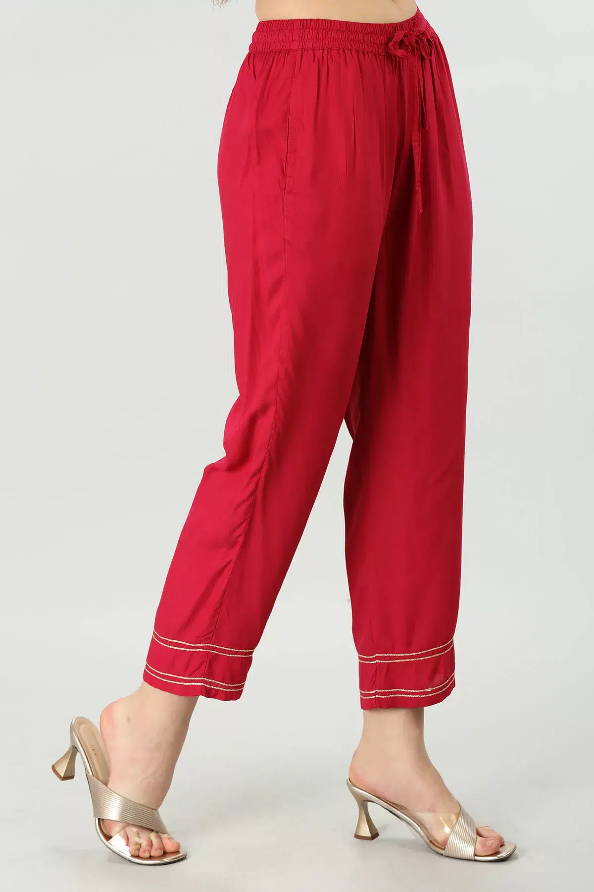 Red Palazzo For Women