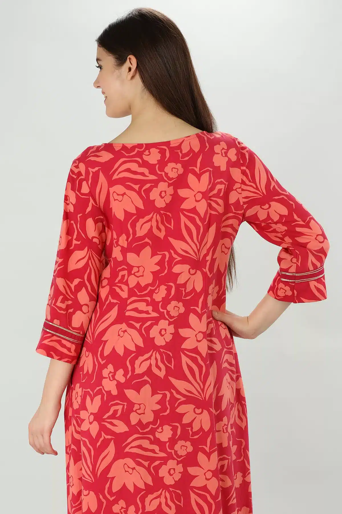 Kurti In Pink Colour For Women