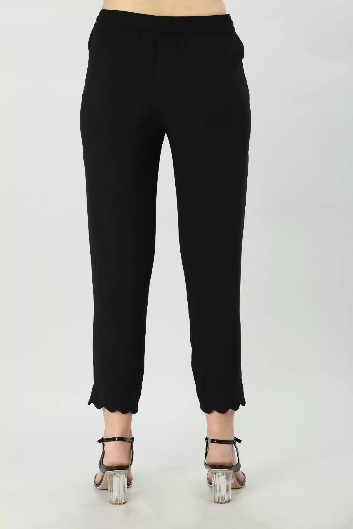 Black rayon Palazzo - Image 6