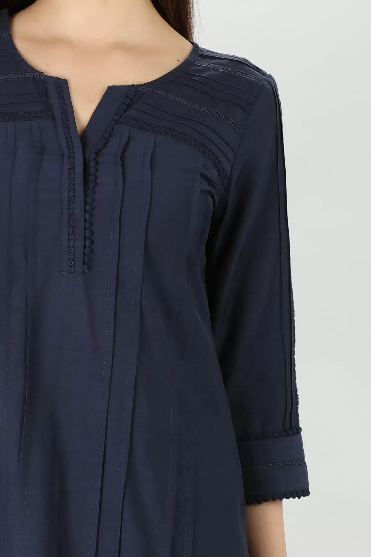 Navy Blue Color Kurti For Women