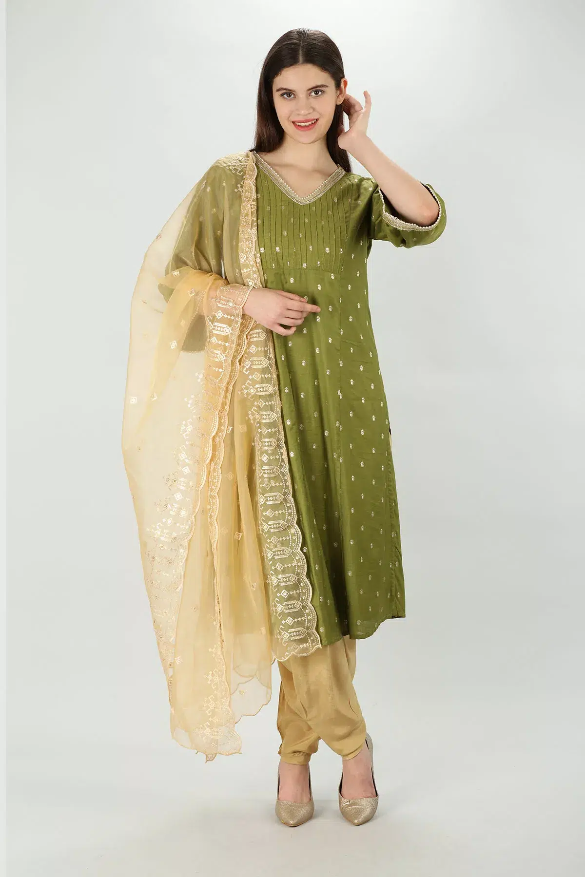 Green Kurtis For Women