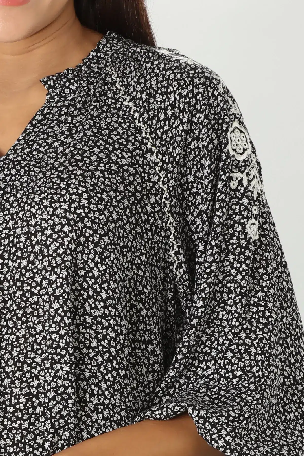 Embroidered Rayon Top - Image 5