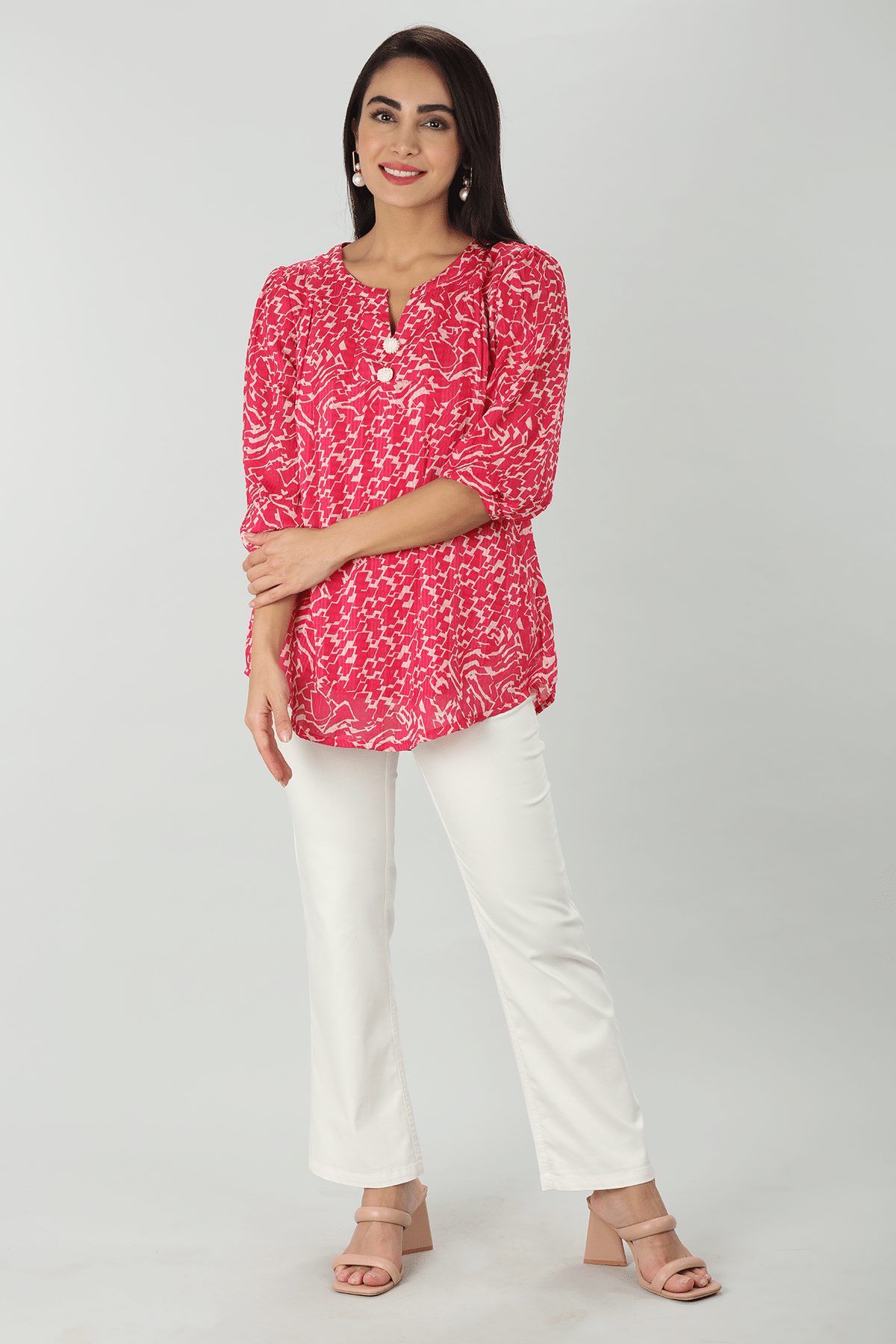 Chiffon Pink Top - Image 2