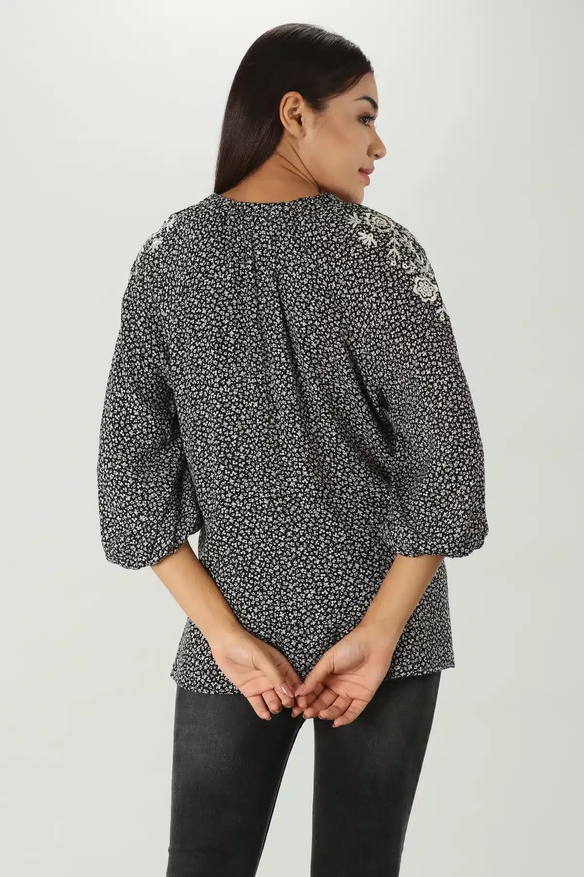 Embroidered Rayon Top - Image 6