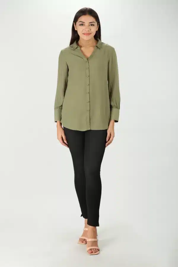 Green Shirt For Ladies