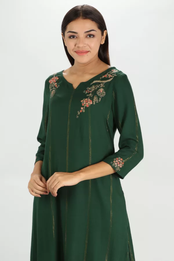 Green Kurti For Women