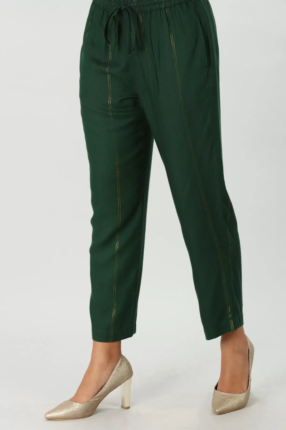 Dark Teal Green Plazo For Ladies