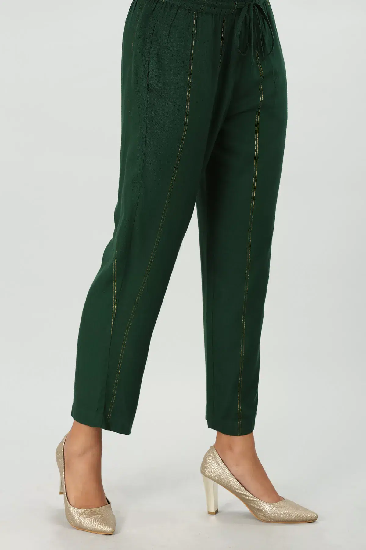 Dark Teal Green Plazo For Ladies