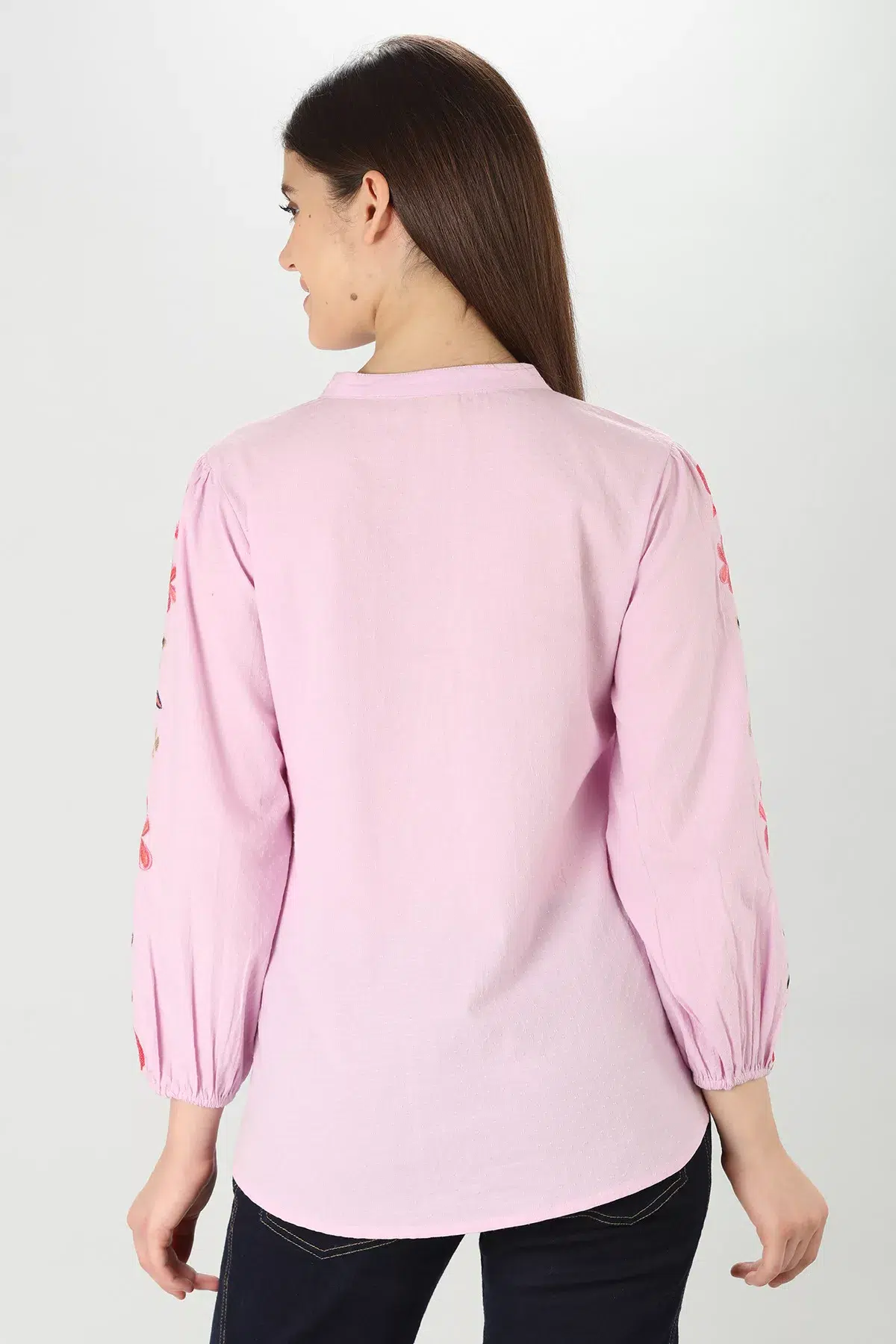 Lilac Embroidered Top - Image 6