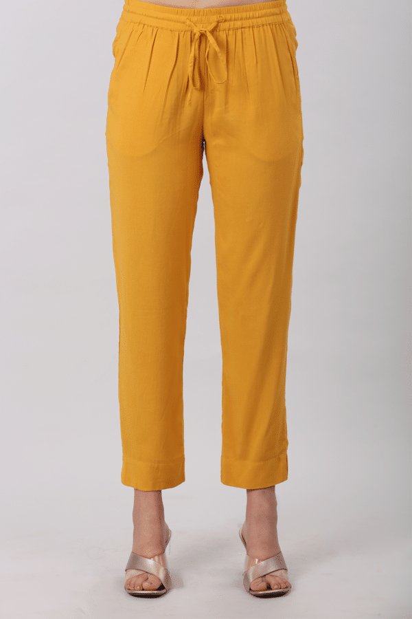 Orange Palazzo Women's Pants
