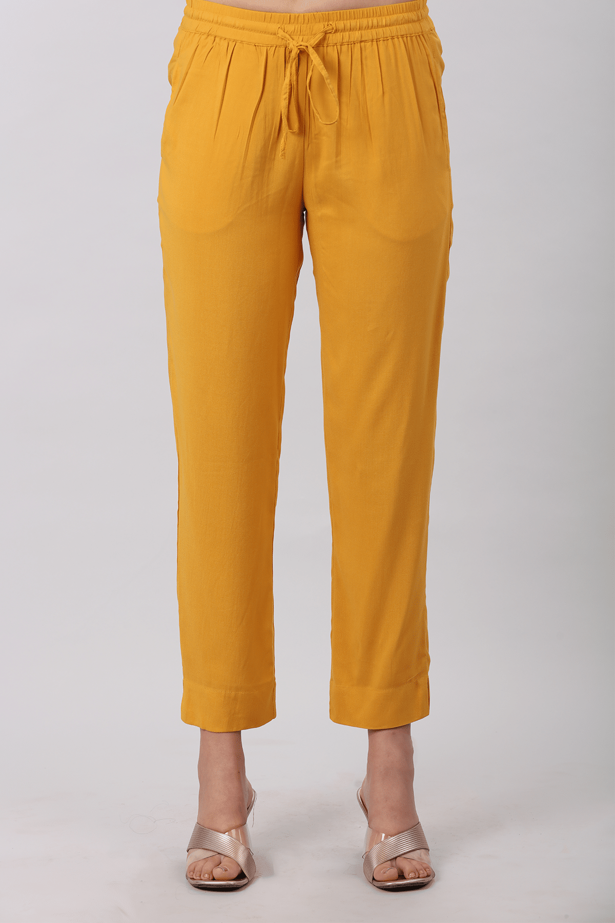 Orange Palazzo Women's Pants