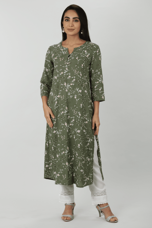 Green Kurtis For Women