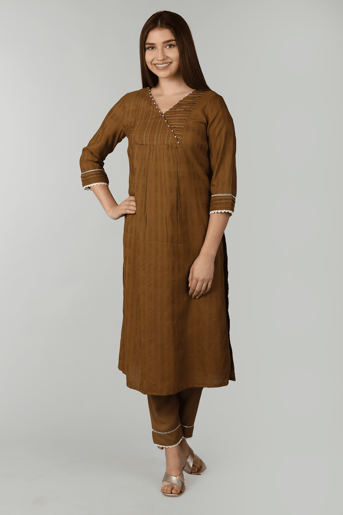 Brown Kurtis For Women