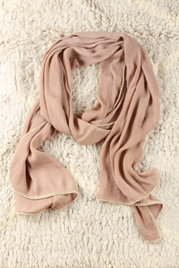 Chinnon Beige Dupatta For Ladies