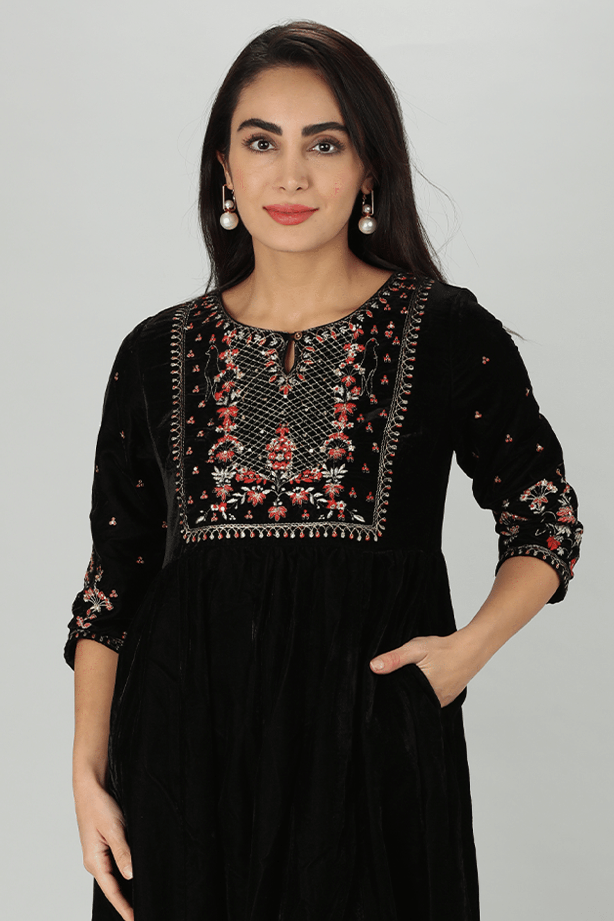 Black Kurti For Women