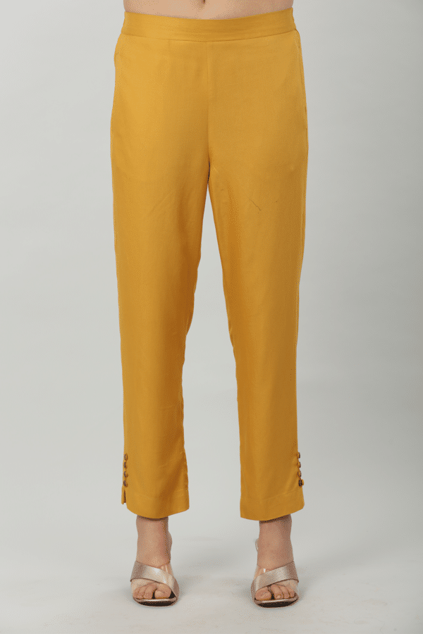 Mustard Yellow Palazzo For Women