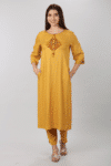 Mustard Yellow Kurti For Women
