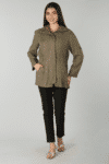 Olive Green Winter Jacket For Women
