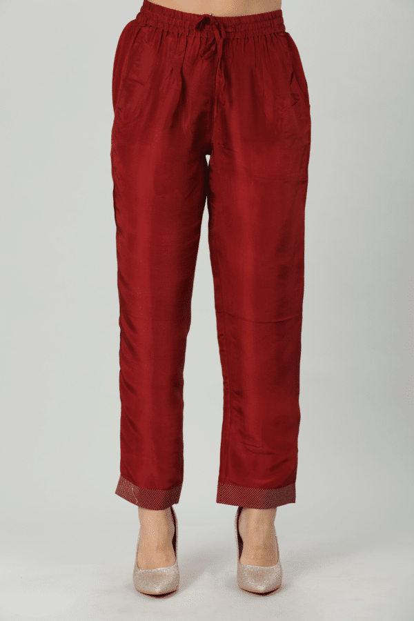 Maroon Palazzo For Women