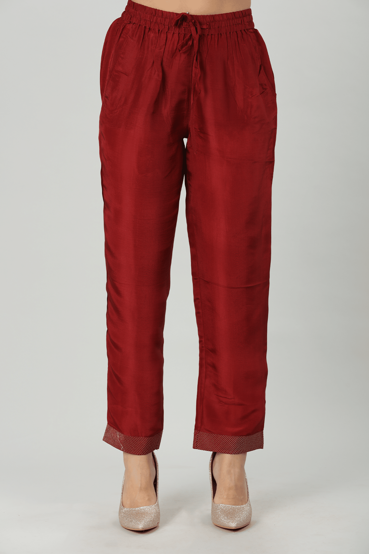 Maroon Palazzo For Women