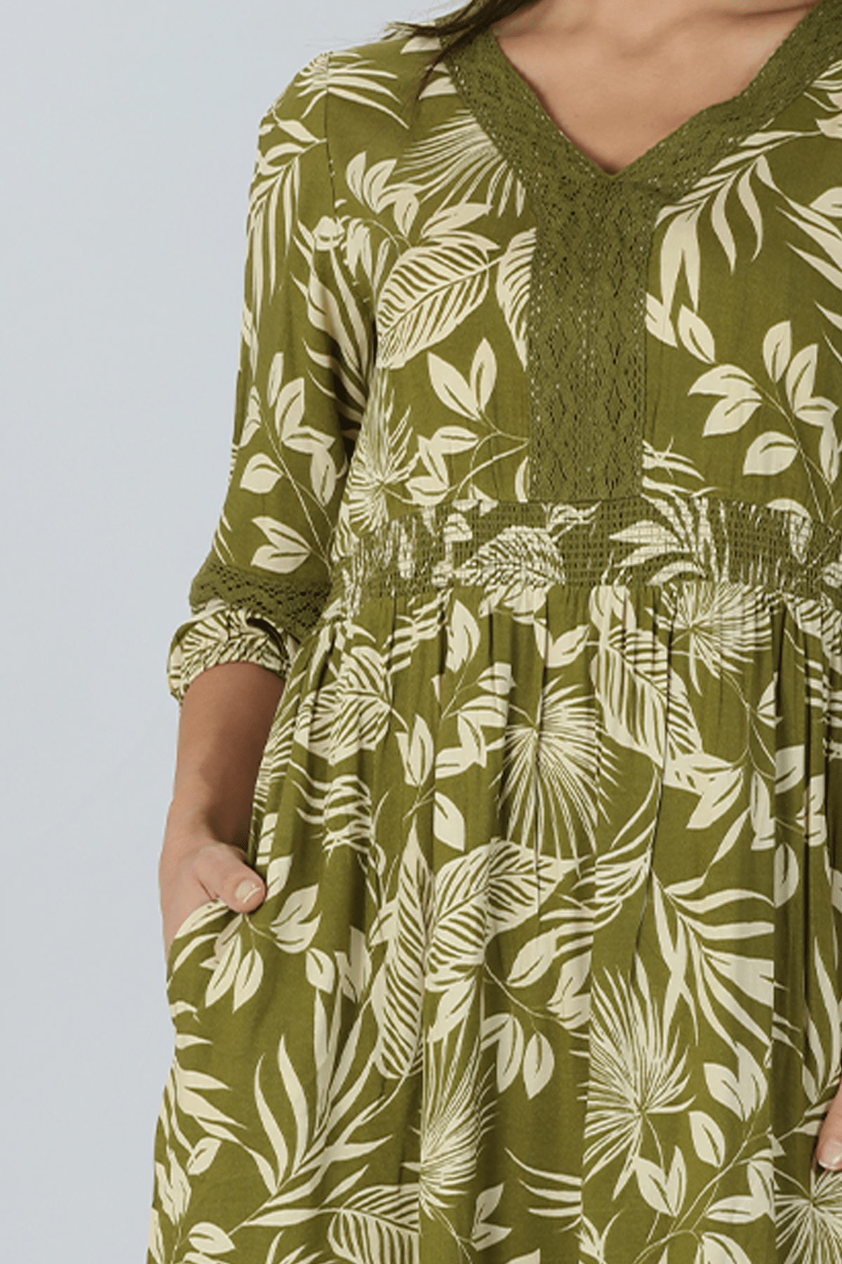 Olive Green Dress Maxi For Women