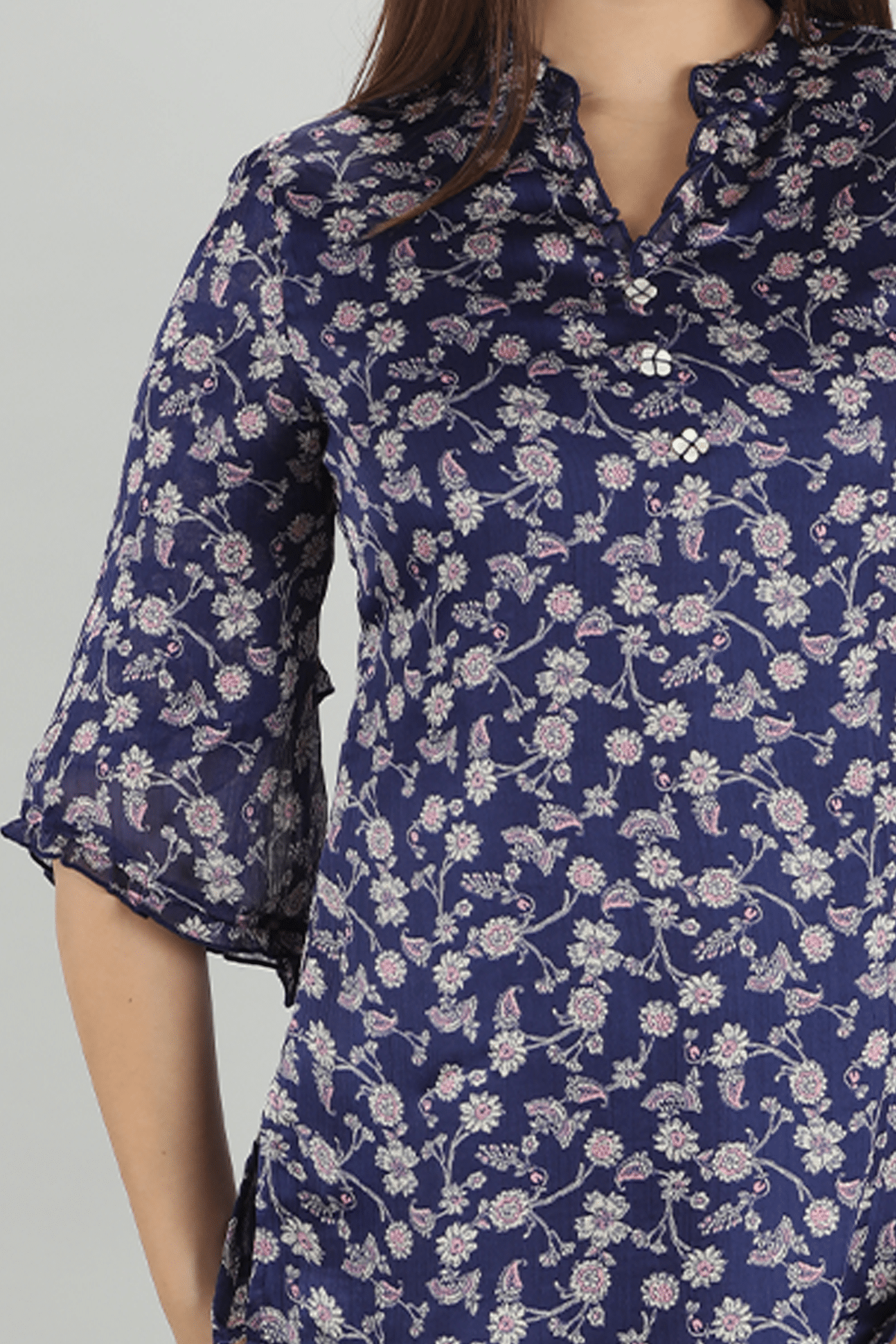 Bellflower Chiffon Top - Image 5