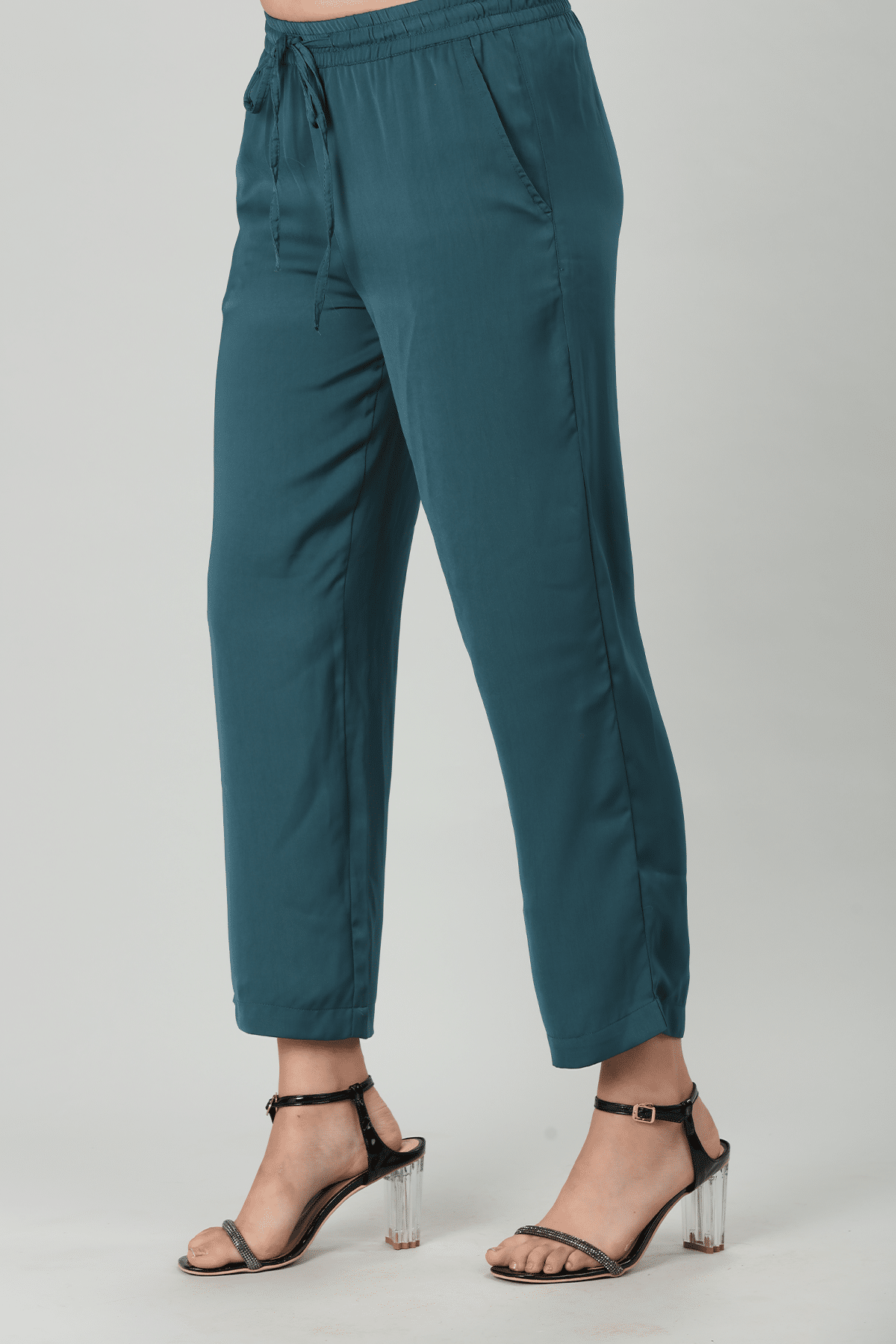 Teal Blue Ladies Plazo