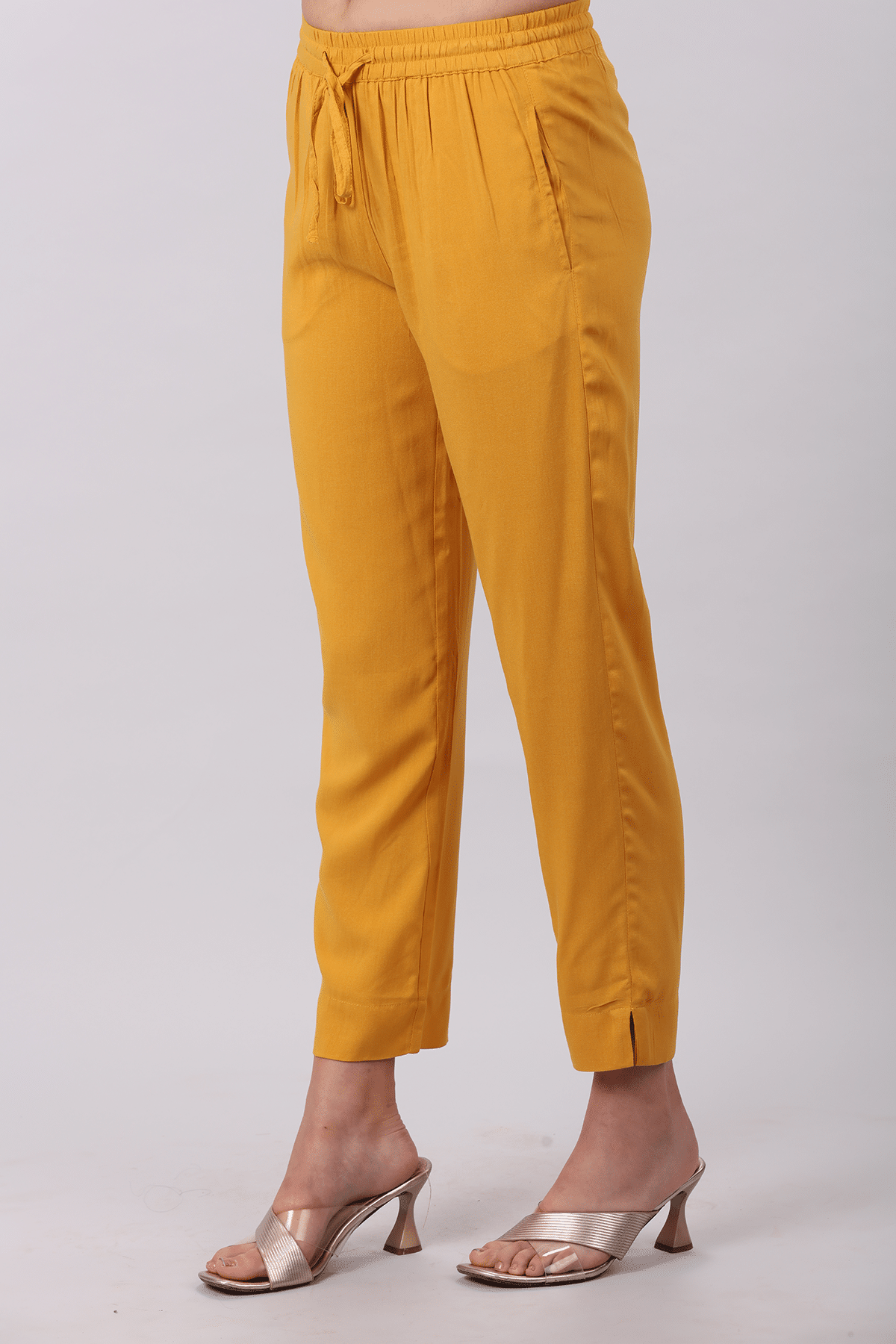 Orange Palazzo Women's Pants