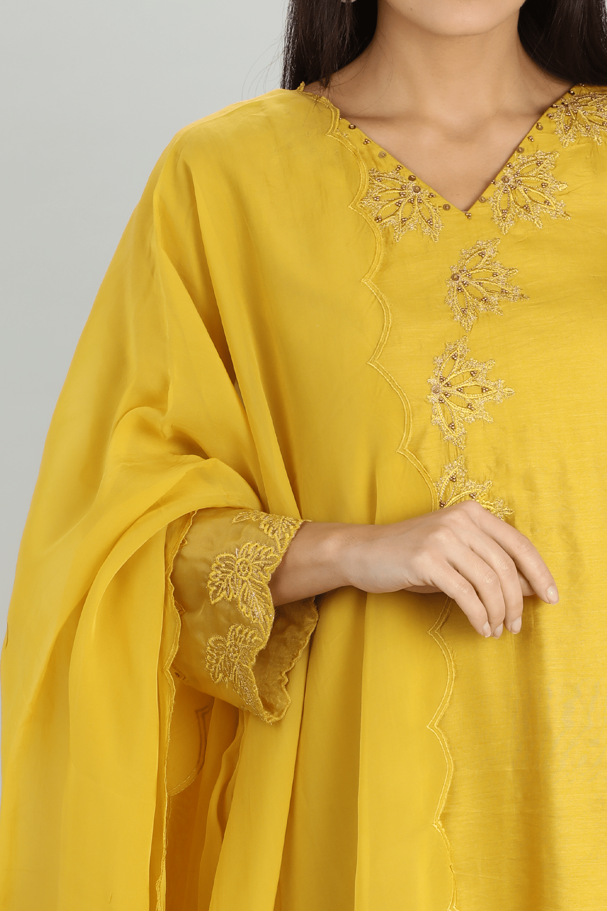 Golden Dazzle Kurti - Image 5