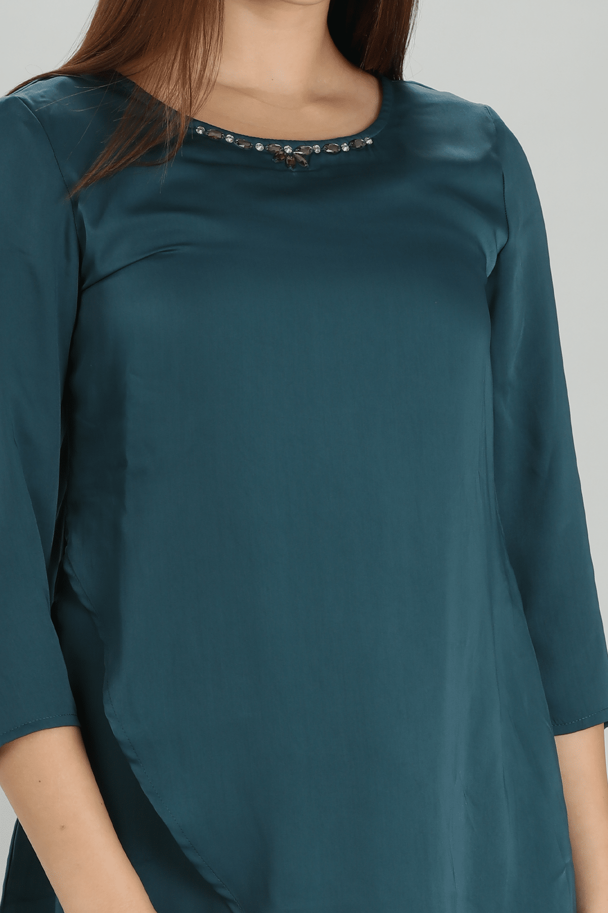 Teal Kurti For Women