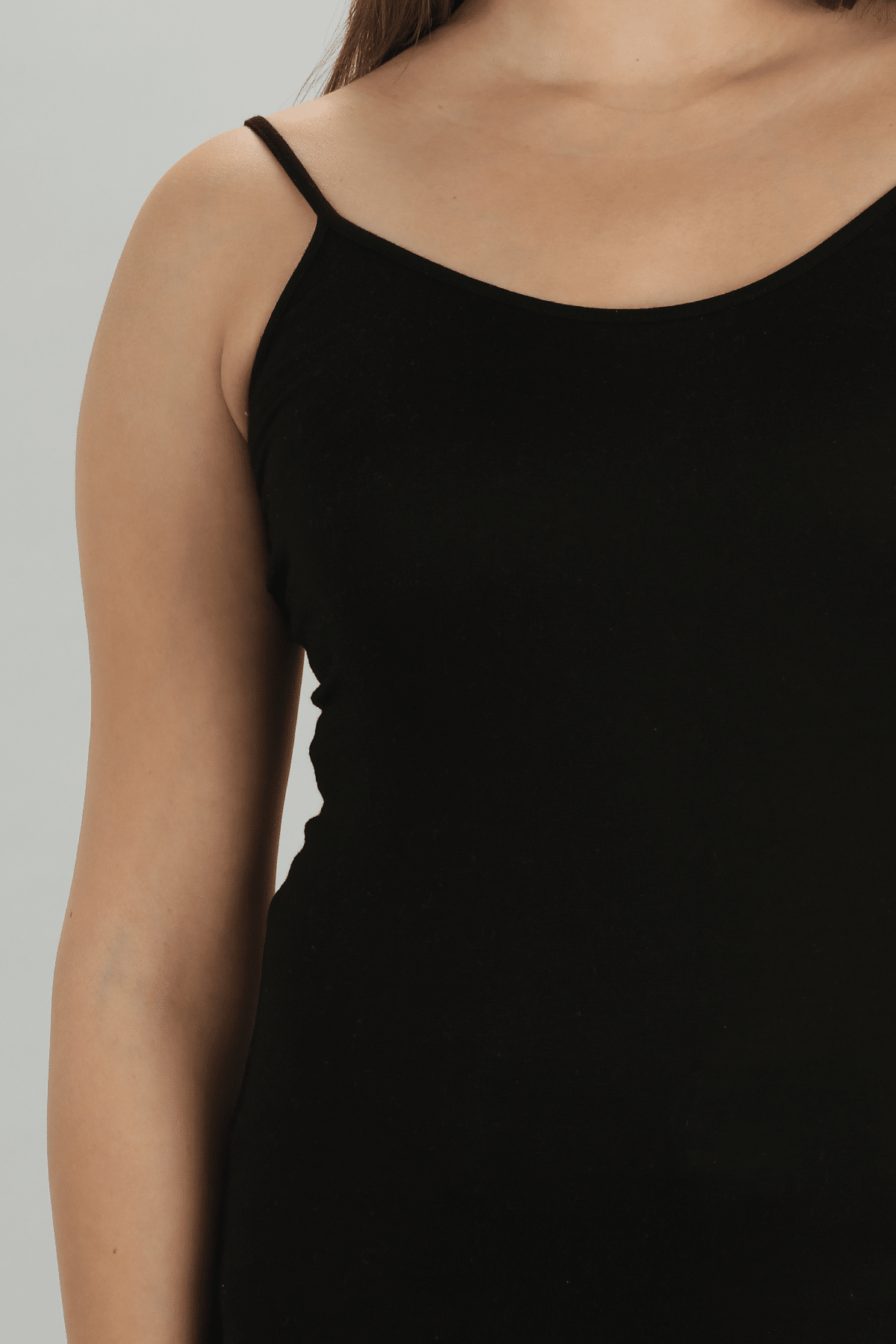 Black Solid Camisoles - Image 5