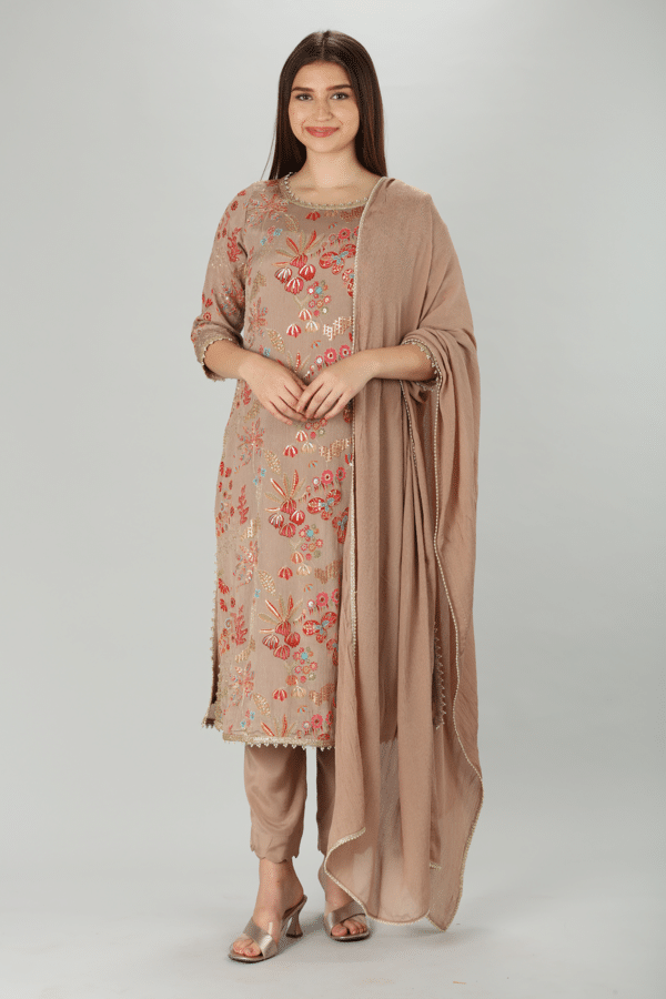 Beige Color Kurti For Women