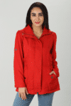 Red Female Winter Jacket