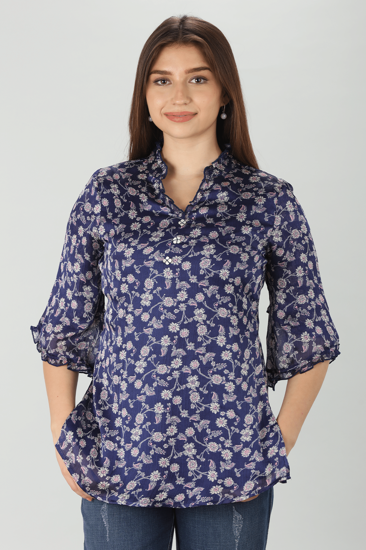 Bellflower Chiffon Top