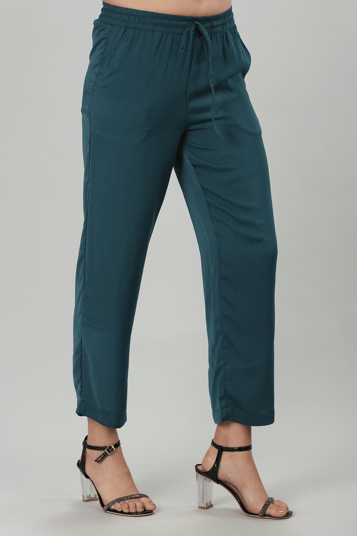 Teal Blue Ladies Plazo