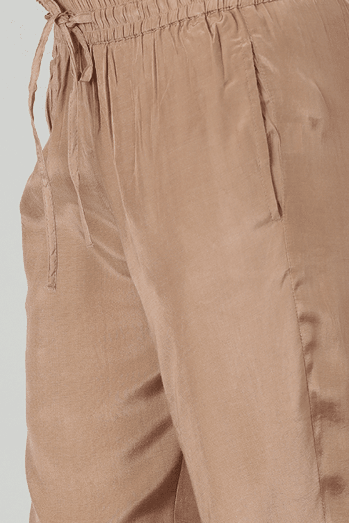 Beige Embellished Palazzo - Image 5