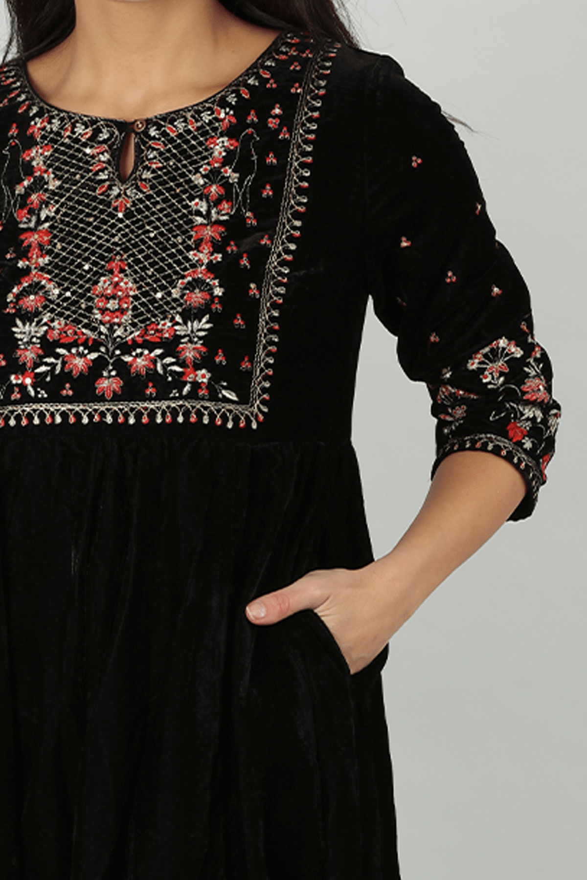 Black Kurti For Women