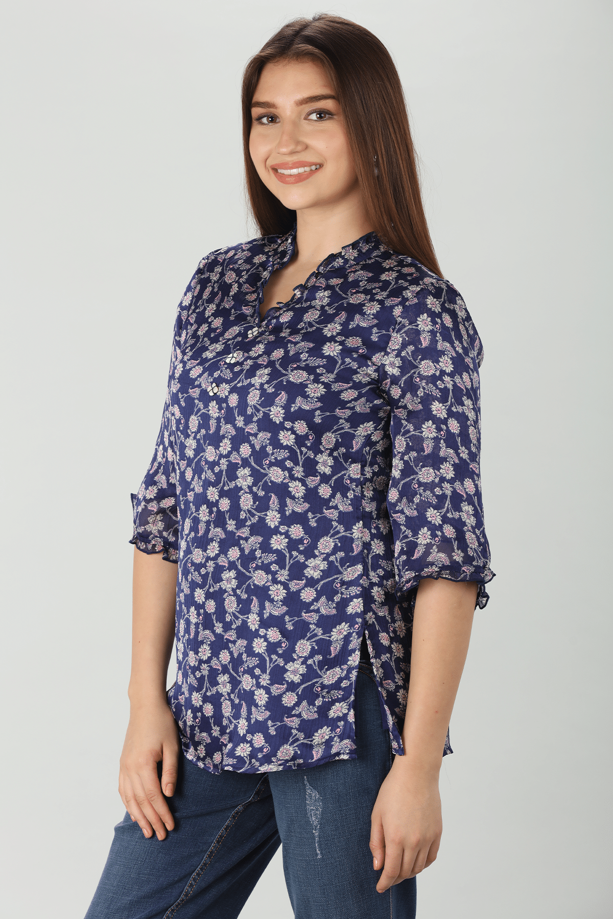 Bellflower Chiffon Top - Image 4
