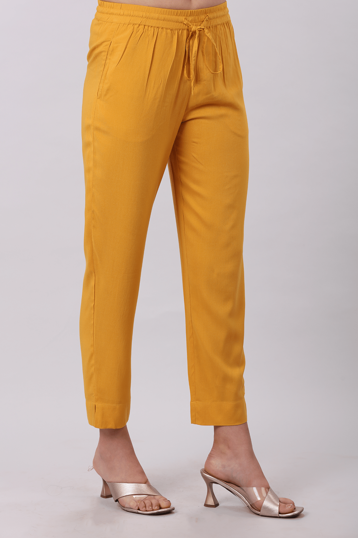 Orange Palazzo Women's Pants