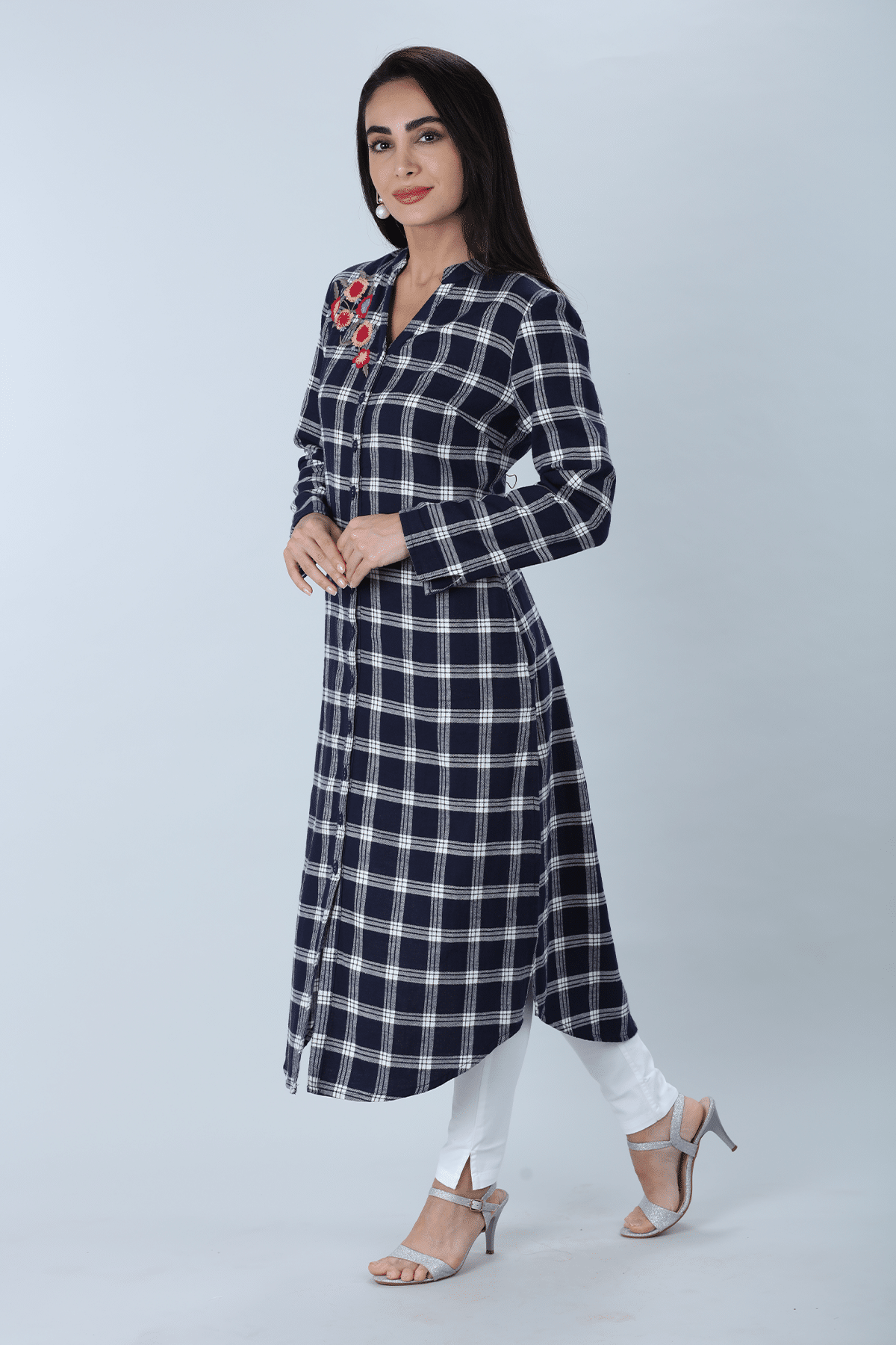 Blue Color Kurti For Women