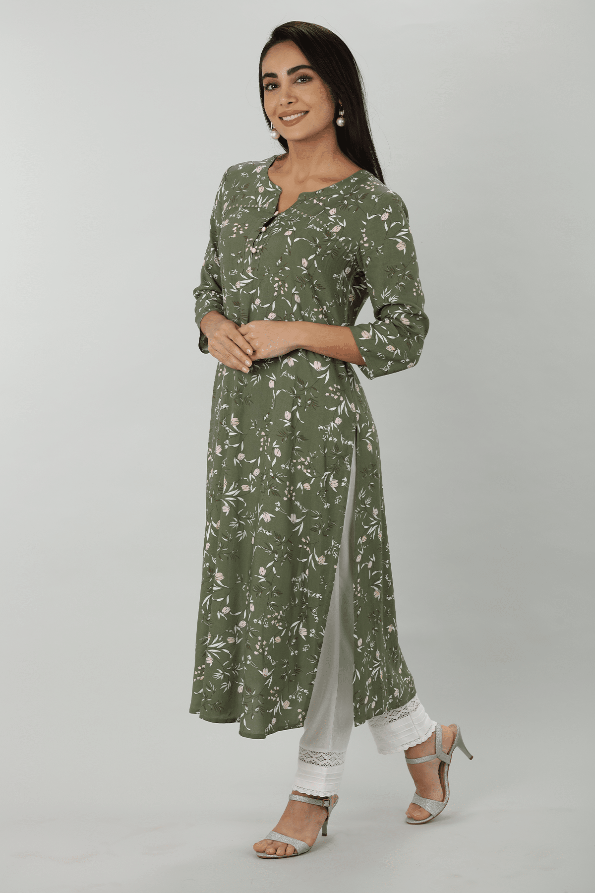 Green Kurtis For Women