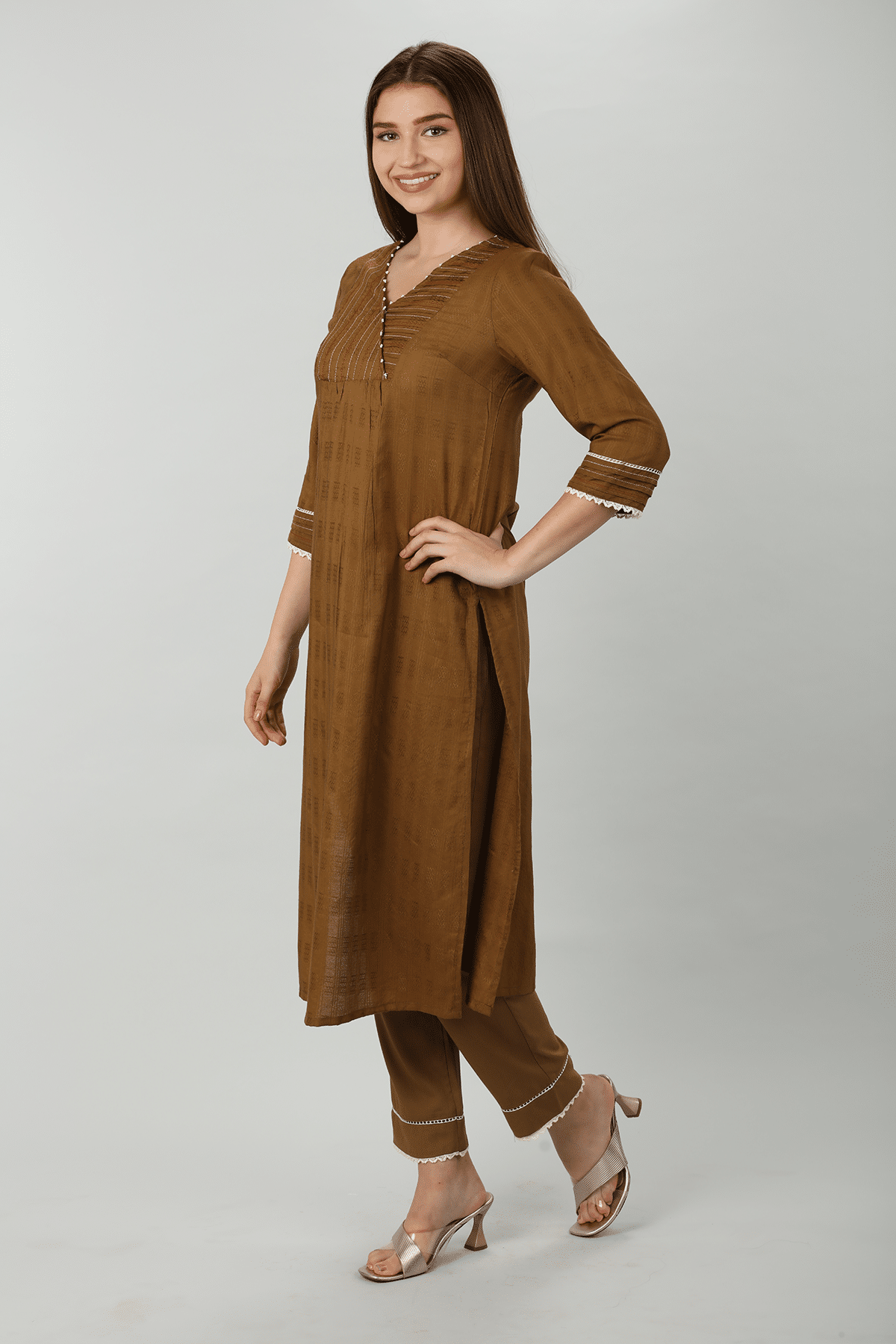 Brown Kurtis For Women