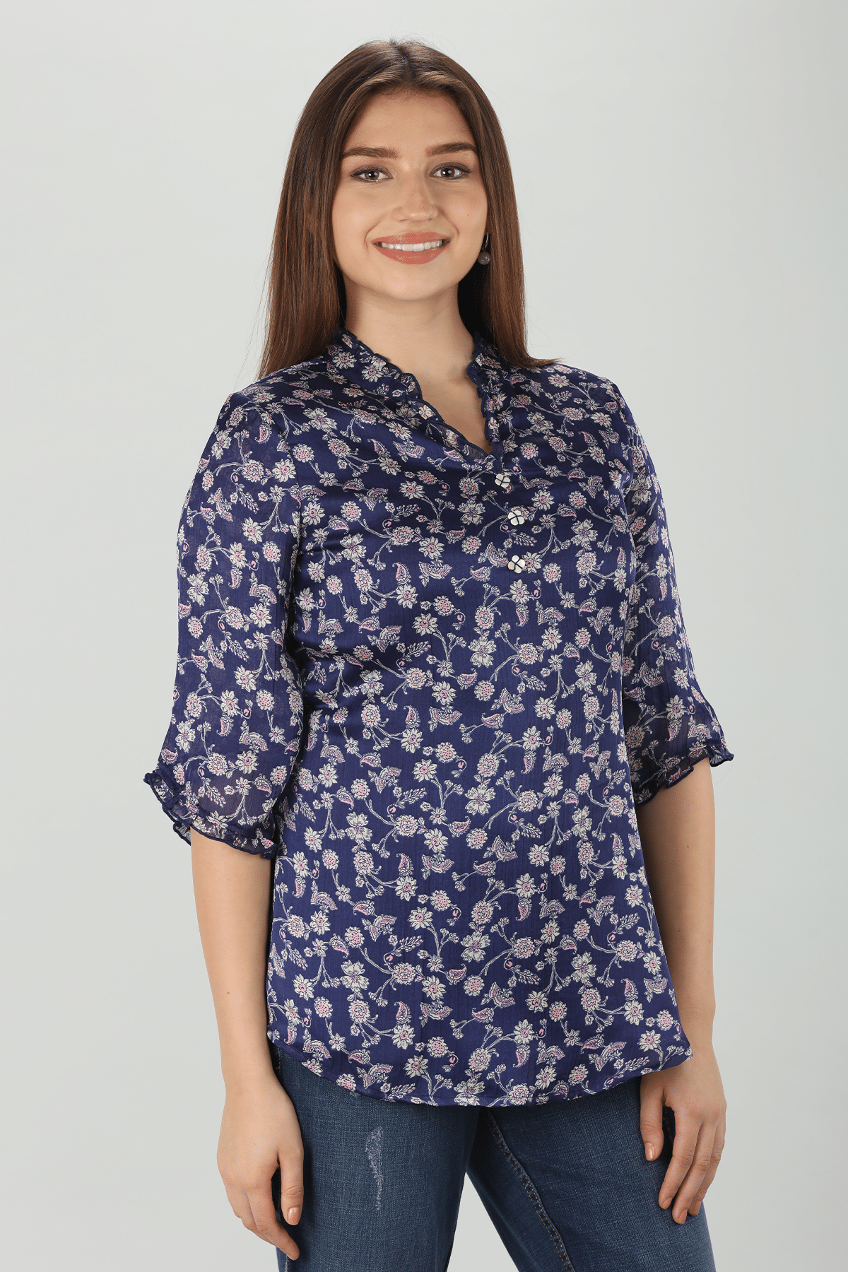 Bellflower Chiffon Top - Image 3